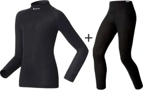 ODLO Youth Active Warm Eco Turtle Neck Base Layer COMBO