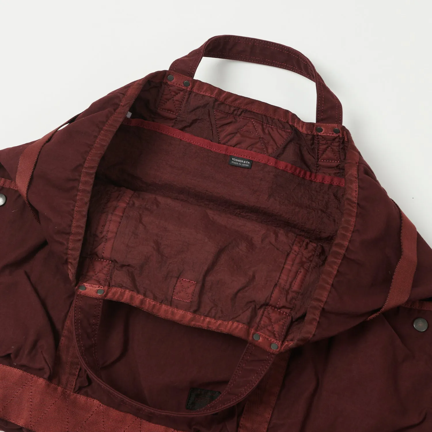 Porter-Yoshida & Co. Crag 2-Way Ruck Sack - Burgundy