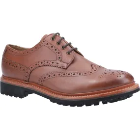 Quenington Commando Goodyear Welt Shoes Brown