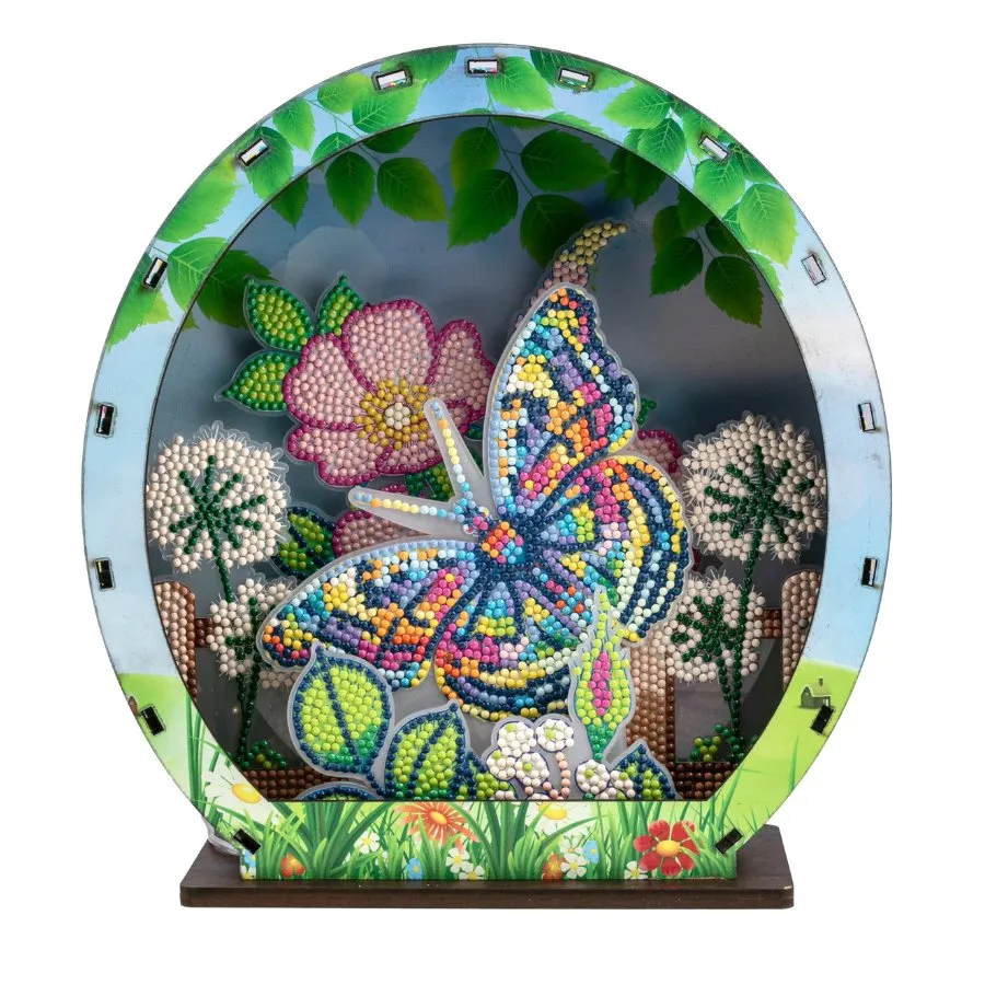 "Spring" Crystal Art LED 3D Scene Kit