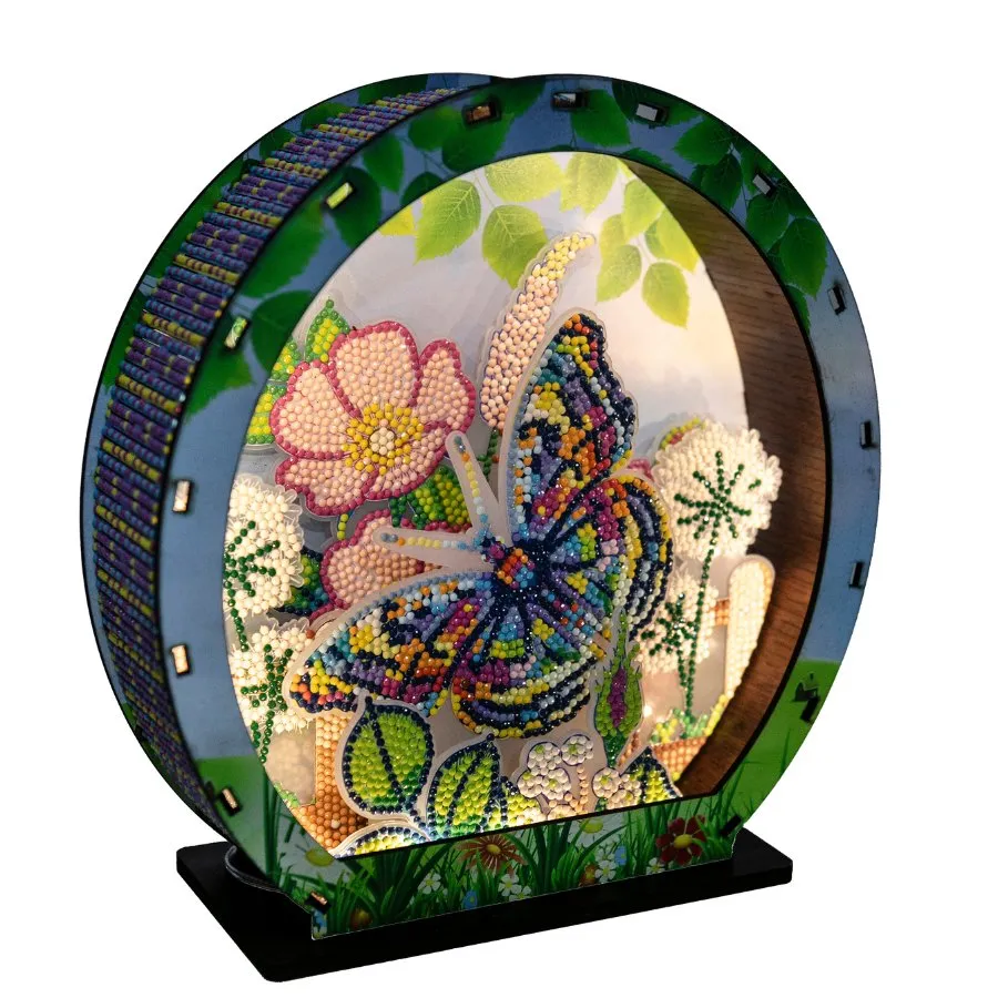 "Spring" Crystal Art LED 3D Scene Kit