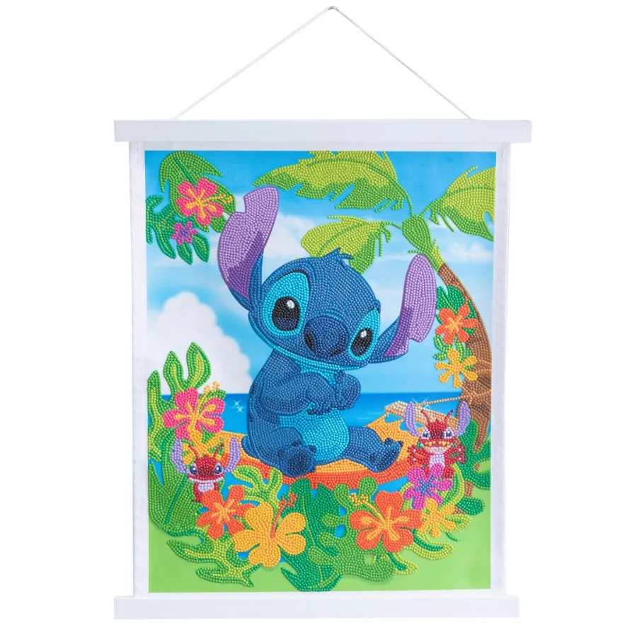 "Stitch" Crystal Art Scroll Kit 35x45cm