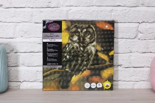 "Tawny Owl" Crystal Art Kit 30x30cm