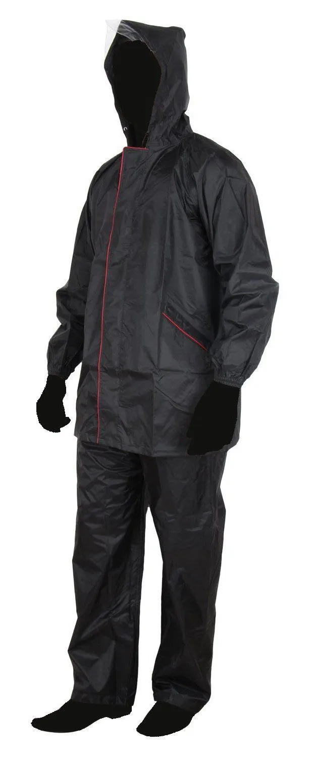 Romano nx 100% Waterproof Premium Quality Double Layer Hooded Rain Cheater Suit Men in a Storage Bag