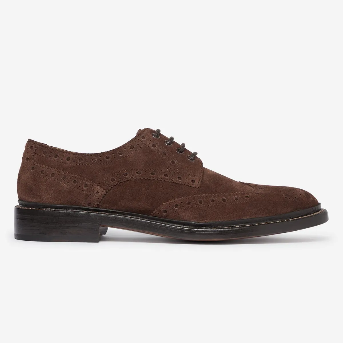 Saunders Chocolate Suede