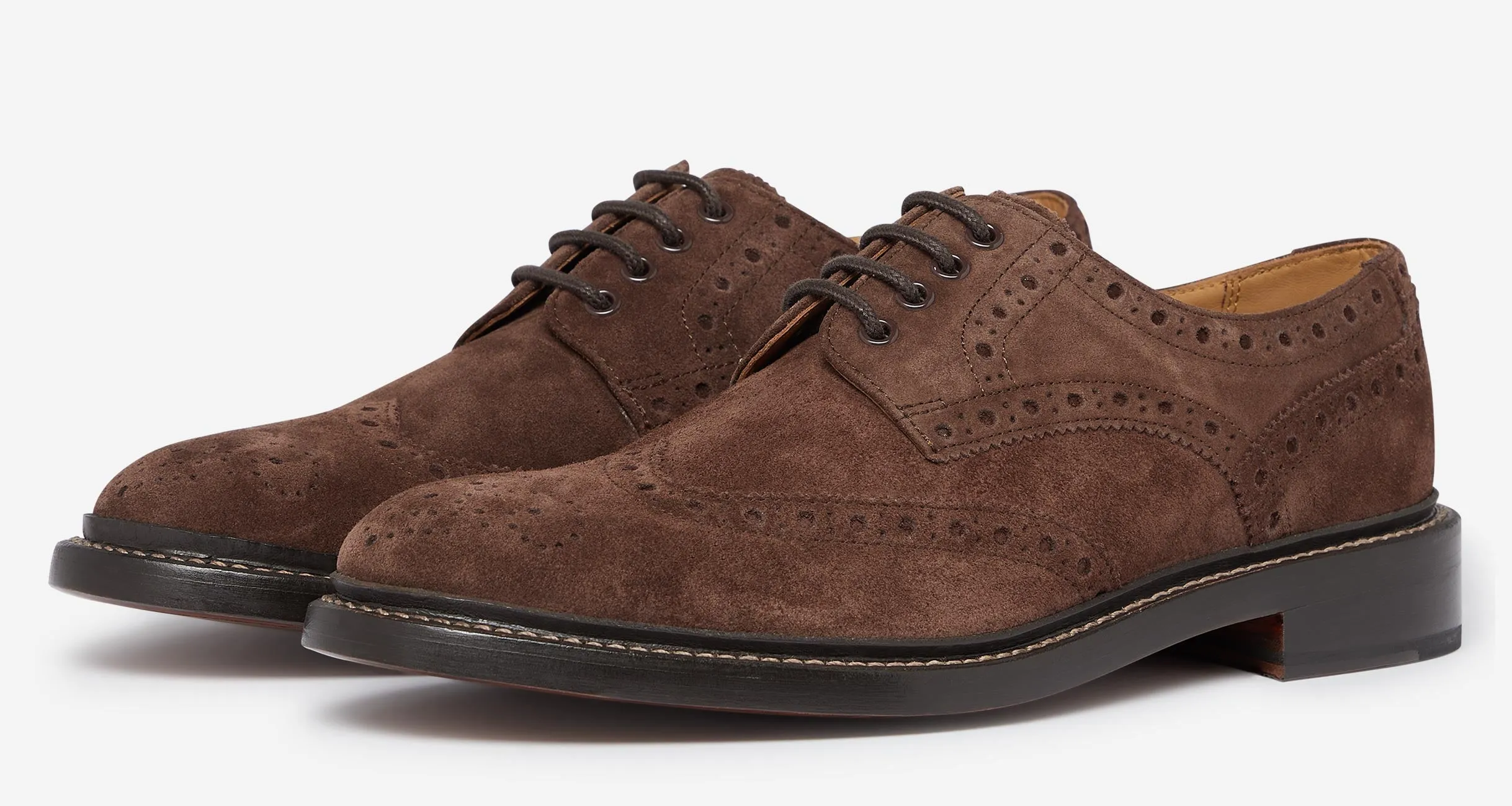 Saunders Chocolate Suede