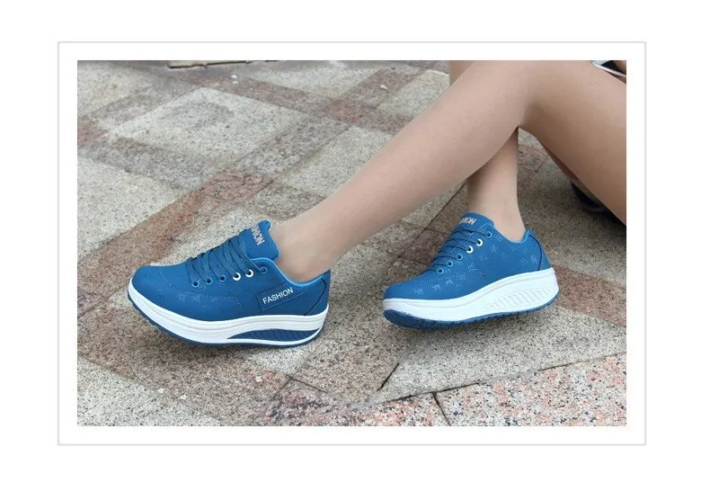 Shoes Women Mesh Flat Sneakers Platform Loafers Breathable Air Mesh Swing Wedges Breathable Flats