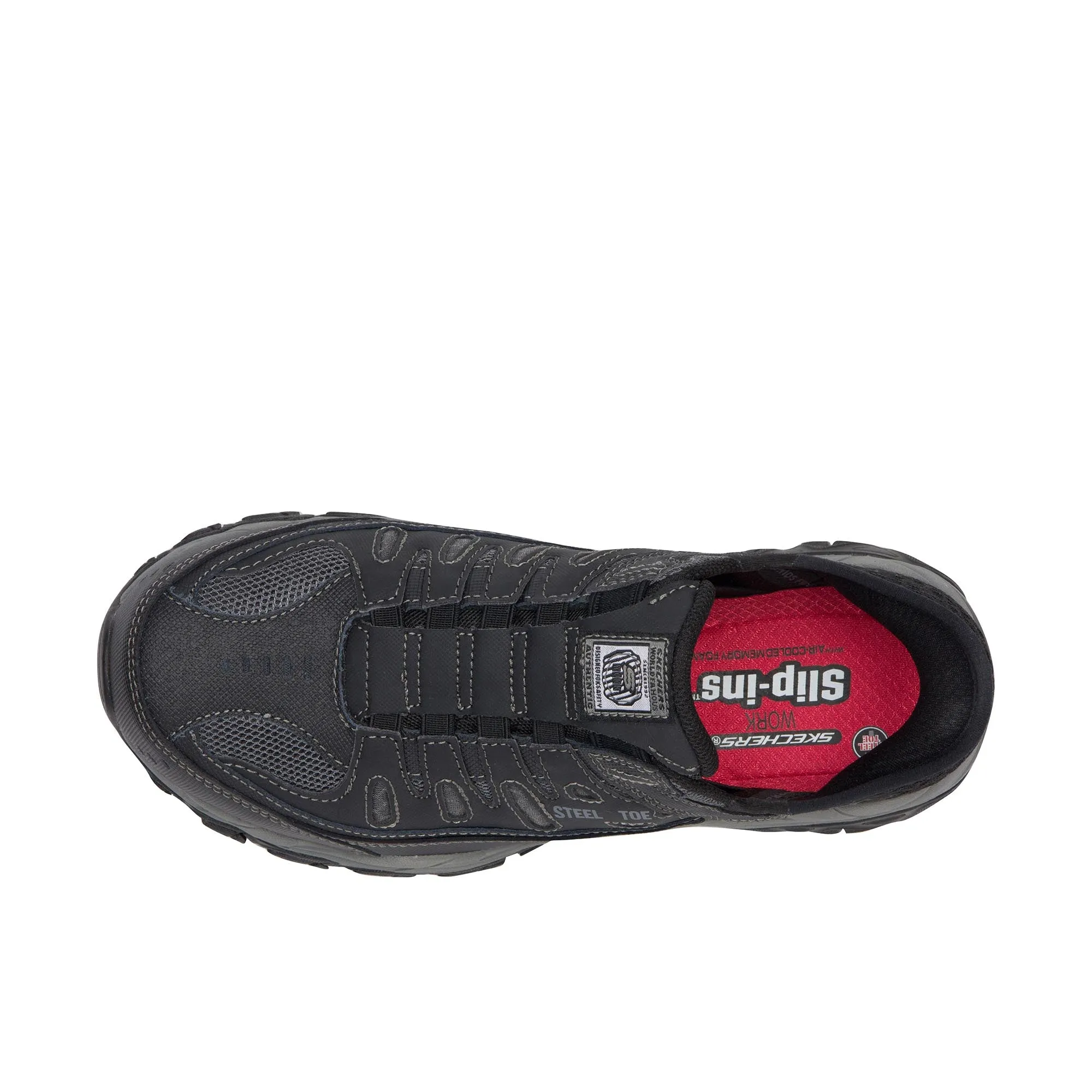 Skechers Slip Ins - Cankton - Faison Steel Toe Black