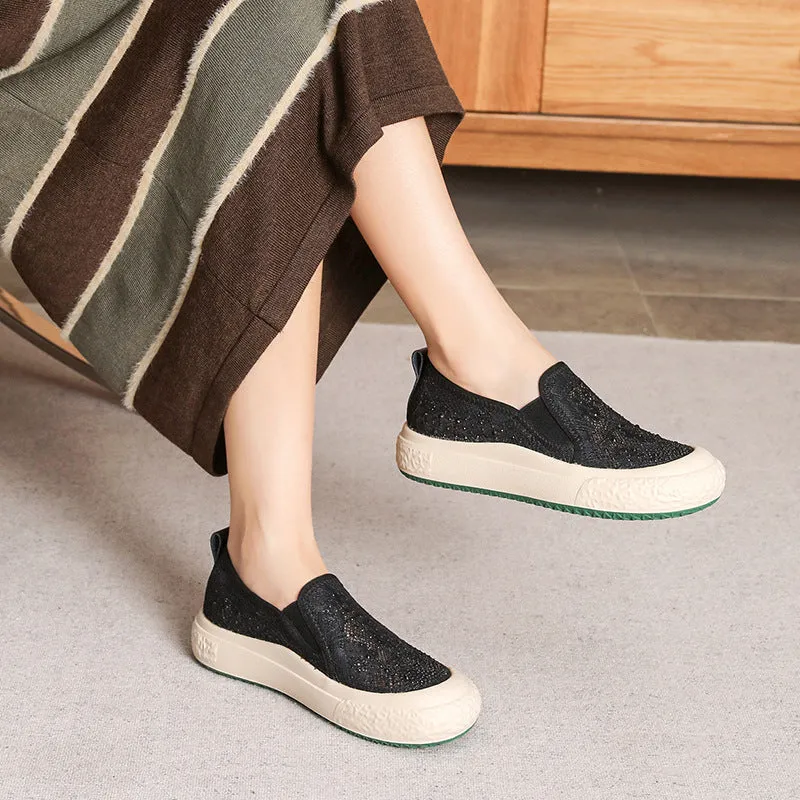 Women Summer Breathable Casual Flats Shoes