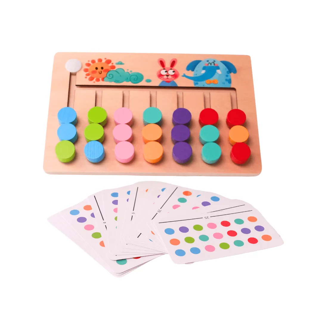 Wooden Mobile 7 Colour match Toy for kids Age 3 