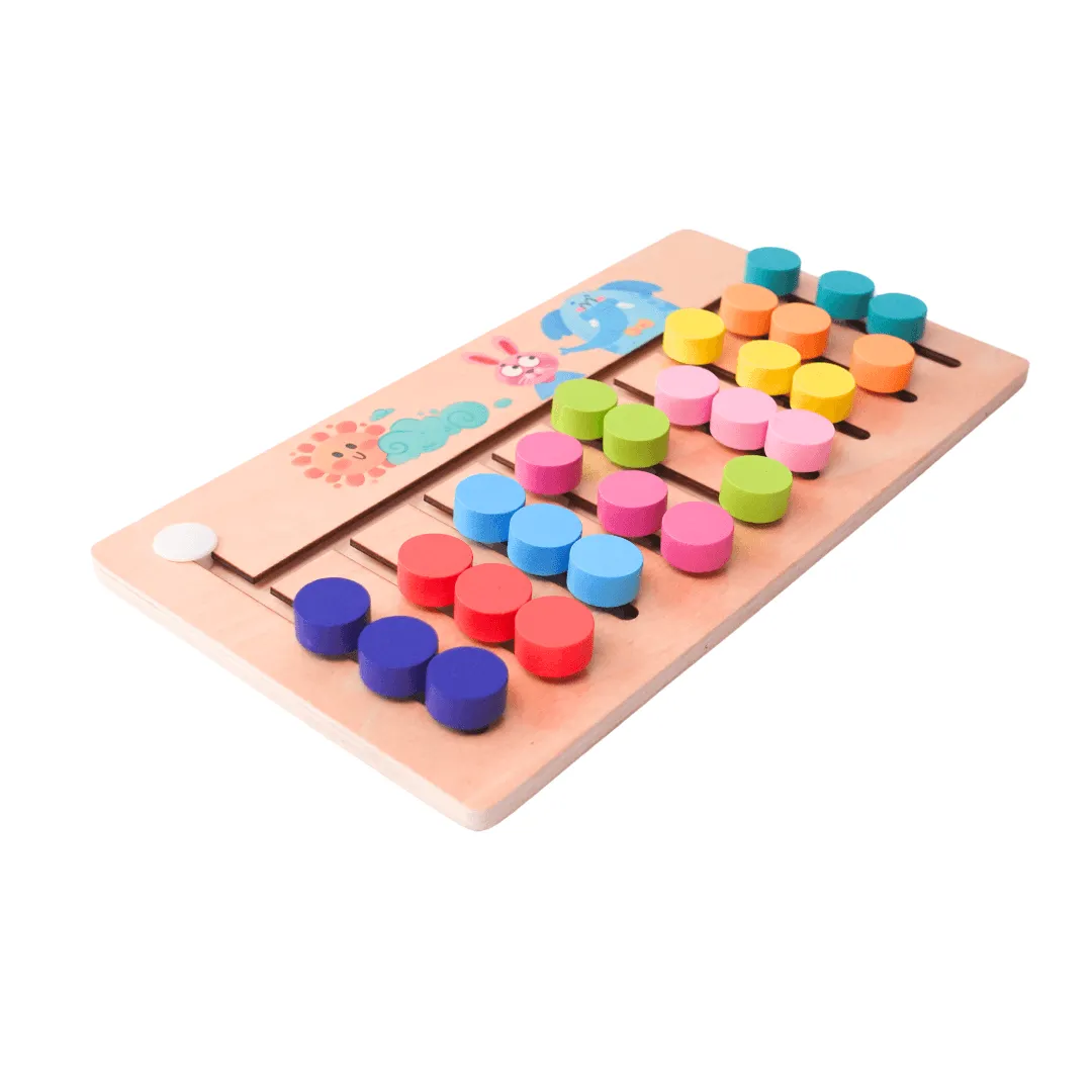 Wooden Mobile 9 Colour match Toy for kids Age 3 