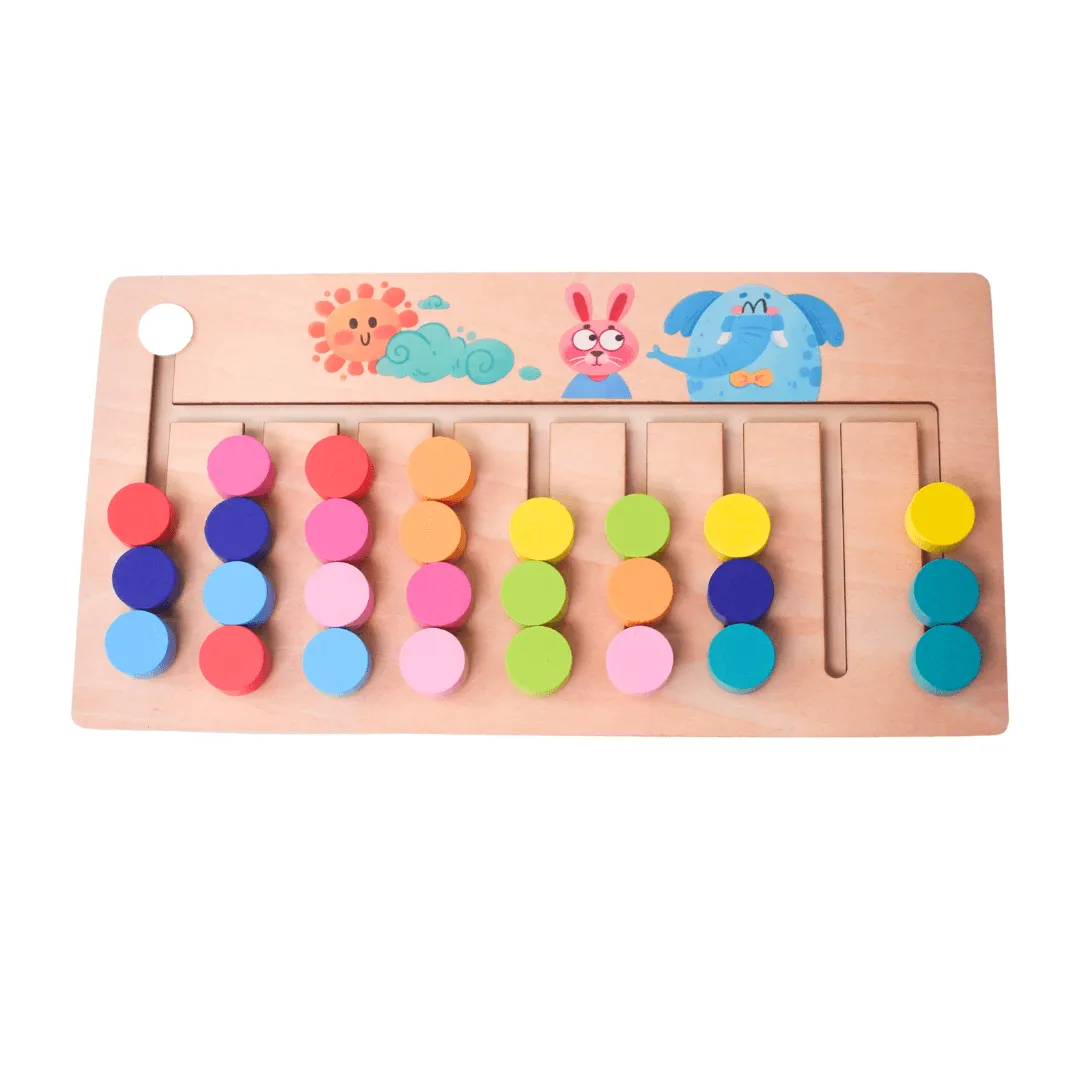 Wooden Mobile 9 Colour match Toy for kids Age 3 